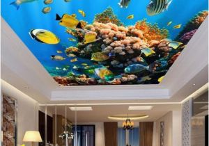 Tropical Fish Wall Mural Marine Life Ceiling Wallpaper Tropical Fish Wall Mural Home