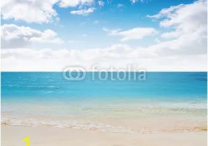 Tropical island Wall Murals Tropical Sky and Sea Ocean Wall Mural