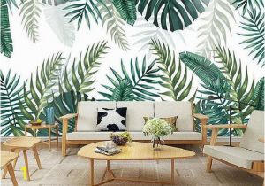 Tropical Leaves Wall Mural southeast asia Tropical Rain forest Leaves Wallpaper Big