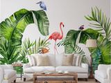 Tropical Murals Paintings Beibehang Custom Interiors Painting Papel De Parede 3d Wallpaper