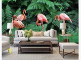 Tropical Rainforest Wall Mural 3d Wallpaper Mural Hand Painted Tropical Rainforest Plant