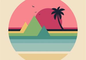 Tropical Sunset Wall Murals andy Westface Tropical Sunset