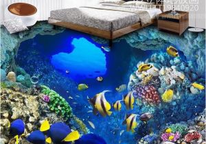 Tropical Tile Murals Custom Hd 3d Flooring Tropical Fish Wallpaper 3d Floor Tiles Mural