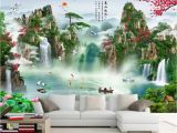 Tropical Waterfall Murals Beibehang Custom Wallpaper Hd Landscape Waterfall Mural Tv