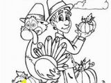 Turkey and Pilgrim Coloring Pages 160 Best Coloring Pages Thanksgiving Images On Pinterest In 2018