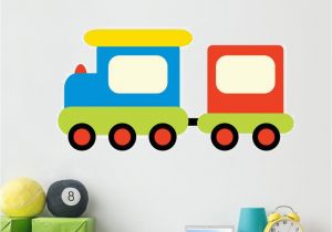 Turn Pictures Into Wall Murals Amazon Cute Train Wall Decal Wallmonkeys Peel and Stick