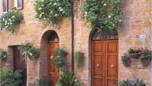 Tuscan Villa Wall Murals Pienza Doors Pienza Italy Doors