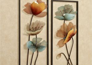 Tuscan Wall Murals for Cheap Tuscany In Bloom Floral Metal Wall Art Set