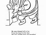 Twas the Night before Christmas Printable Coloring Pages Twas the Night before Christmas Coloring Sheets