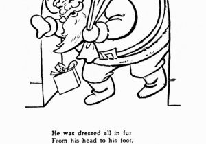 Twas the Night before Christmas Printable Coloring Pages Twas the Night before Christmas Coloring Sheets