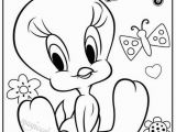 Tweety Coloring Pages to Print Out Tweety Bird Coloring Pages Awesome Tweety Bird Sylvester Coloring