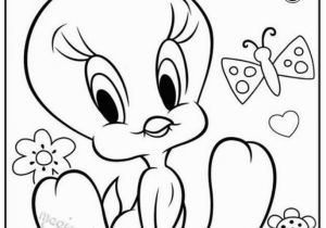 Tweety Coloring Pages to Print Out Tweety Bird Coloring Pages Awesome Tweety Bird Sylvester Coloring