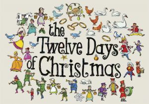 Twelve Days Of Christmas Printable Coloring Pages Make Your Own 12 Days Of Christmas Coloring Book