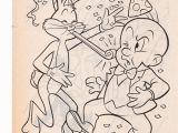 Twister Coloring Pages Looney Tunes Bugs Bunny N Elmer Fudd Coloring Pages