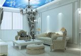 Type Of Paint for Wall Mural Custom Murals 3d Blue Sky Ceiling Wallpaper Mural Wall