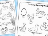 Ugly Duckling Coloring Pages Ugly Duckling Words Colouring Sheet Colouring Sheet Ugly