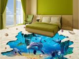 Uncharted 3 Wall Mural Custom Murals Wallpaper 3d Stereo Dolphin Living Room Bathroom Floor