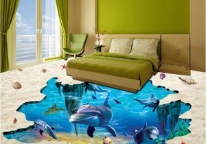 Uncharted 3 Wall Mural Custom Murals Wallpaper 3d Stereo Dolphin Living Room Bathroom Floor