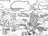Under the Sea Coloring Pages Free Ocean