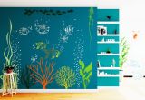 Under the Sea Murals for Walls Underwater Wall Decal Under the Sea Aquarium Vinyl Art