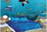 Underwater Ocean Wall Murals Nautical Murals for Bedrooms