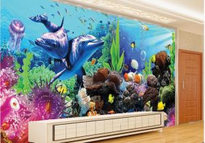 Underwater Wall Murals Uk Any Size Underwater World Aquarium 3d 3d Tropical Fish Tv Wall