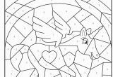 Unicorn Color by Number Coloring Pages Christmas Colour by Numbers