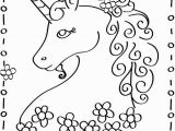 Unicorn Color by Number Coloring Pages Unicorn Dot to Dot