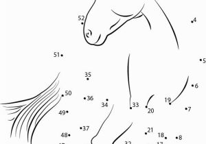 Unicorn Dot to Dot Coloring Pages Unicorn by astate Connect Dots Printable Coloring Pages