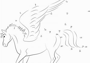 Unicorn Dot to Dot Coloring Pages Unicorn Dot to Dot Coloring Pages Coloring Home