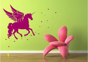 Unicorn Mural Wall Art Wall Sticker Unicorn Enhj¸rning Eenhoorn Einhorn Licorne