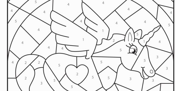 Unicorn Number Coloring Games Online Free Printable Magical Unicorn Colour by Numbers Activity