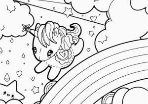 Unicorn Rainbow Coloring Pages Printable Anime Coloring Page Kawaii Beautiful Cute Anime Coloring