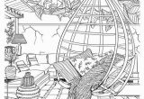 Unique Bohemian Coloring Pages for Adults Bohemian Patio Design Adult Coloring Page