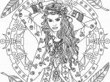 Unique Bohemian Coloring Pages for Adults Boho Coloring Page