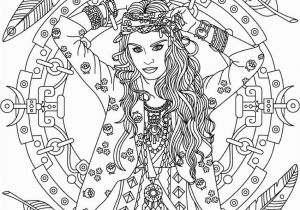 Unique Bohemian Coloring Pages for Adults Boho Coloring Page