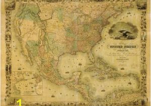 Us Map Wall Mural 8 X10 Wall Mural Of the Us Map Circa 1849