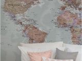 Us Map Wall Mural Classic World Map Wallpaper