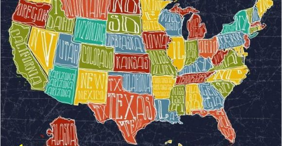 Us Map Wall Mural Map Wall Mural with Usa Map A Cartoon and Realistic Map Wall