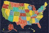 Usa Map Wall Mural Map Wall Mural with Usa Map A Cartoon and Realistic Map Wall