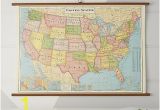 Usa Map Wall Mural United States Of America Chart