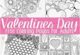 Valentine Coloring Pages for Adults Free Valentines Day Coloring Pages for Adults