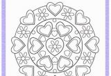 Valentine S Day Mandala Coloring Pages Heart Mandala Fun Valentine S Day Coloring Pages