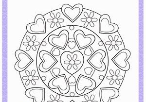Valentine S Day Mandala Coloring Pages Heart Mandala Fun Valentine S Day Coloring Pages