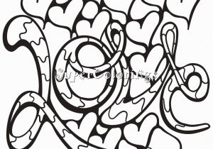 Valentines Day Hearts Coloring Pages Valentine S Day Heart Love Printable Colouring Page