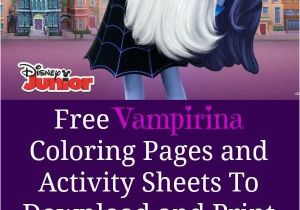 Vampirina Coloring Pages Disney Junior Free Vampirina Coloring Pages and Activity Sheets to