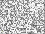 Van Gogh Starry Night Coloring Page the Starry Night Vincent Van Gogh Born March Groot