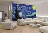 Van Gogh Wall Mural Van Gogh Starry Night Wallpaper Mural