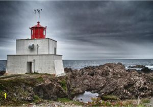 Vancouver island Wall Murals Amphitrite Lighthouse