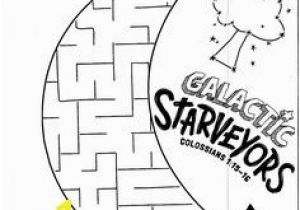 Vbs Coloring Pages 2017 Galactic Starveyors Coloring Sheet Vbs 2017 Day 1 Easy Maze